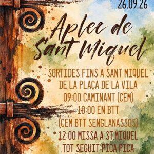 APLEC DE SANT MIQUEL Dissabte 26 de setembre