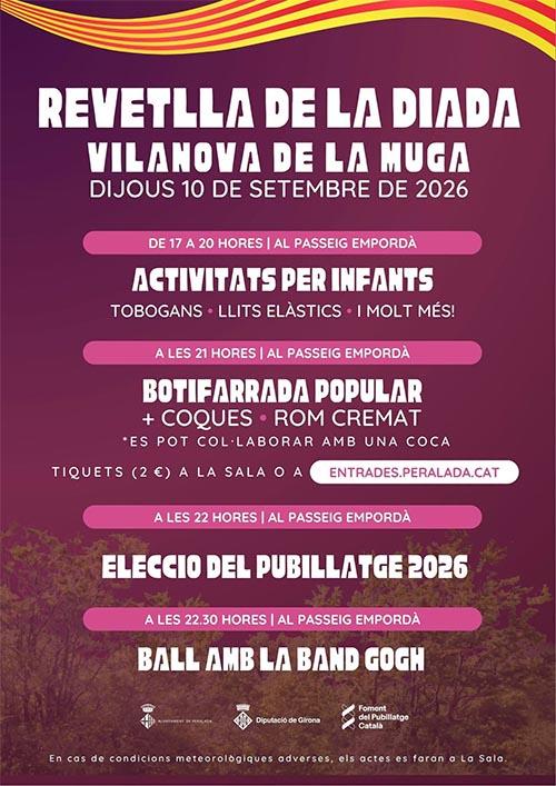 Revetlla de la Diada Vilanova de la Muga 10 setembre 2026