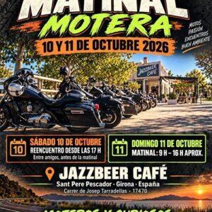 Matinal Motera Sant Pere Pescador 10 i 11 octubre Jazzbeer Café