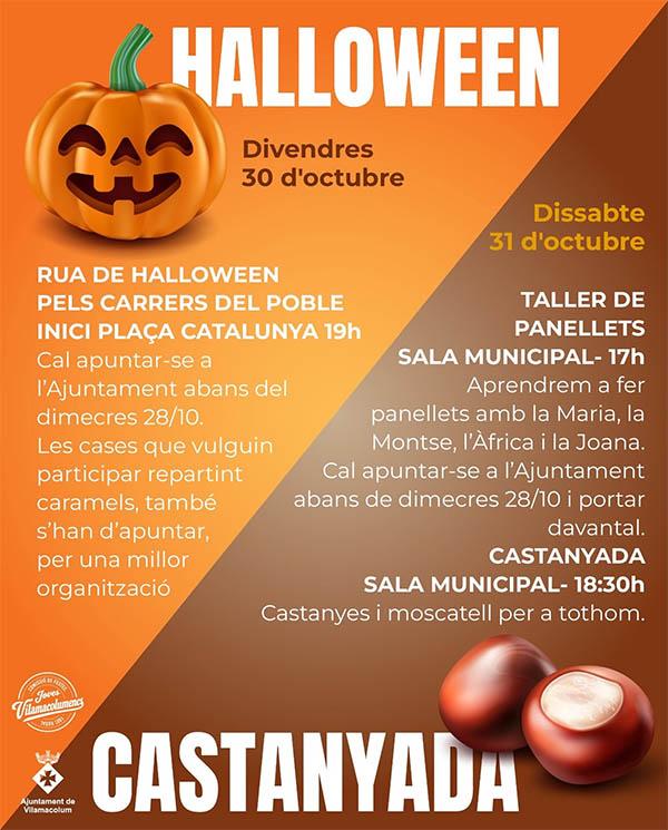 Castanyada i Halloween a Vilamacolum